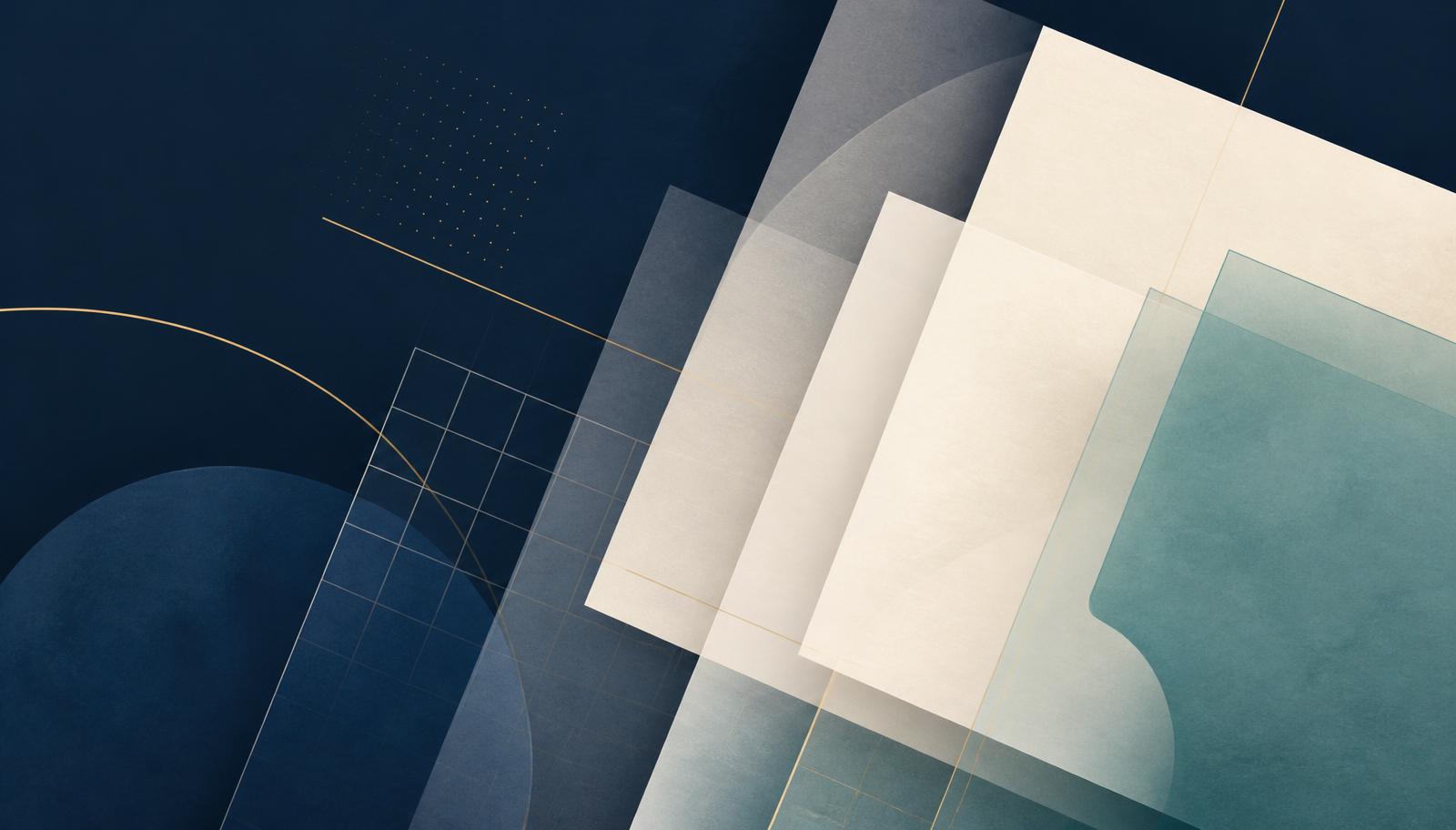 Illustration abstraite d'une évaluation structurée du risque juridique